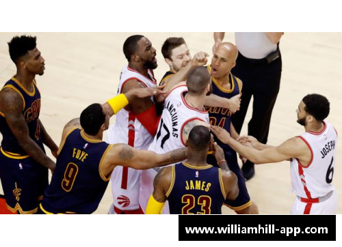 NBA球员激烈冲突现场：场外火药味弥漫，裁判难以控场